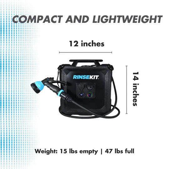 RinseKit Cube Electric Portable Shower