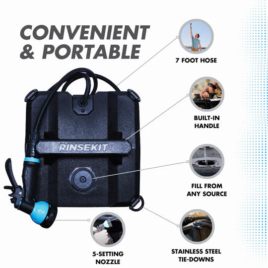 RinseKit Cube Electric Portable Shower